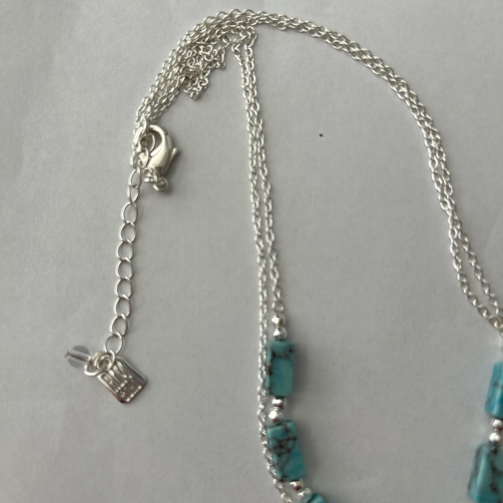 Robert Lee Morris Turquoise bead layered necklace NWOT - Picture 5 of 8